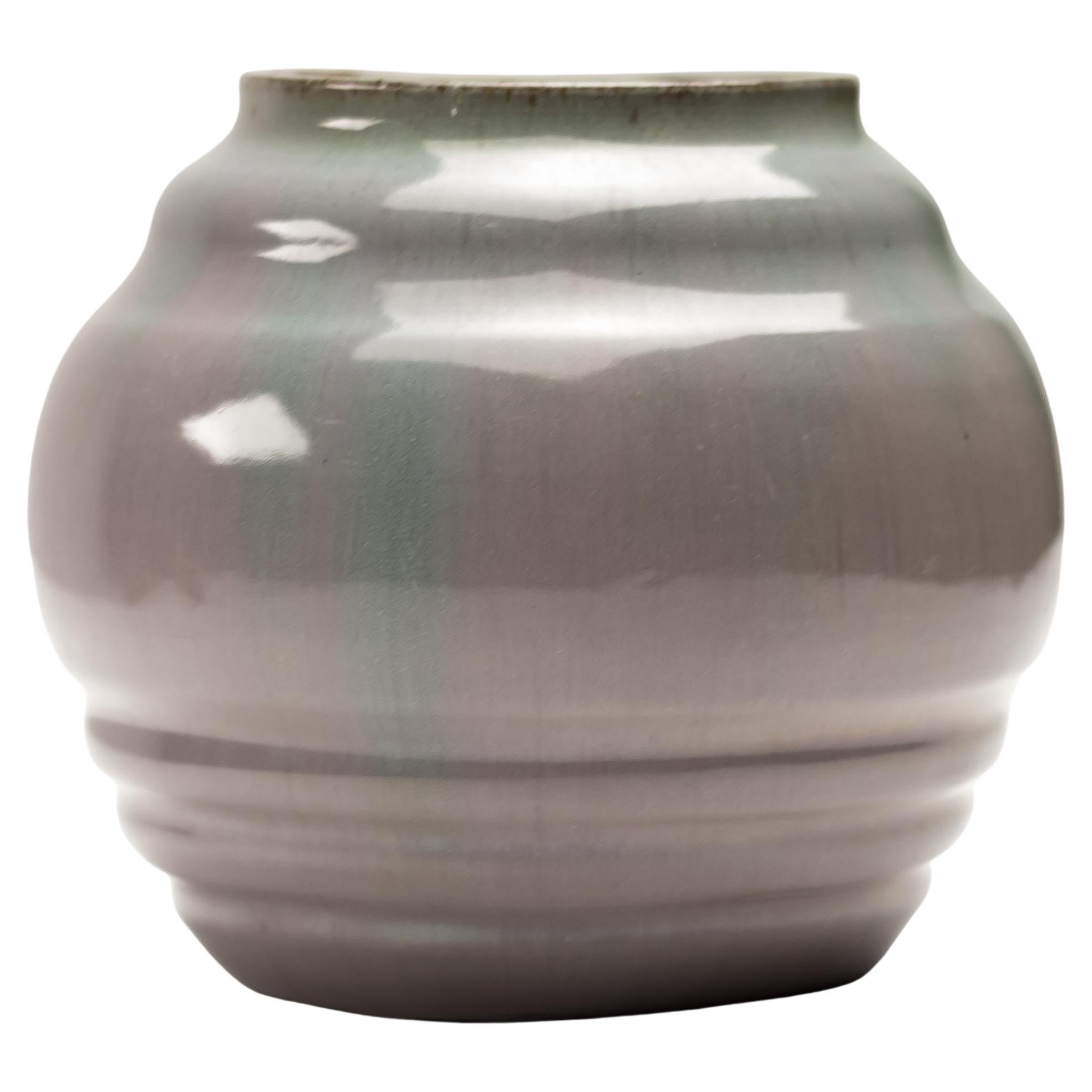 Rare Ceramic Vase by W.C. Brouwer, Netherlands, Early 20th Century For Sale