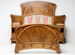 Art Nouveau Bedroom Suite Attr. to Gustave Serrurier-Bovy, Belgium, circa 1900