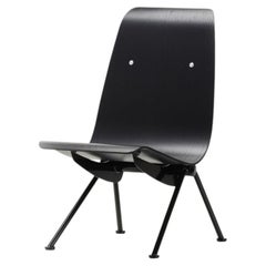 Jean Prouvé “Antony” Chair — Limited Edition, Black Frame / Black Plywood Seat