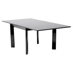 Rare Extendable Table, Kazuhide Takahama for Simon International, Black Lacquer