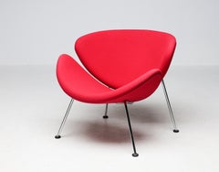 Lounge-Sessel „Red Orange Slice“ (F437) von Pierre Paulin für Artifort, 1990er Jahre