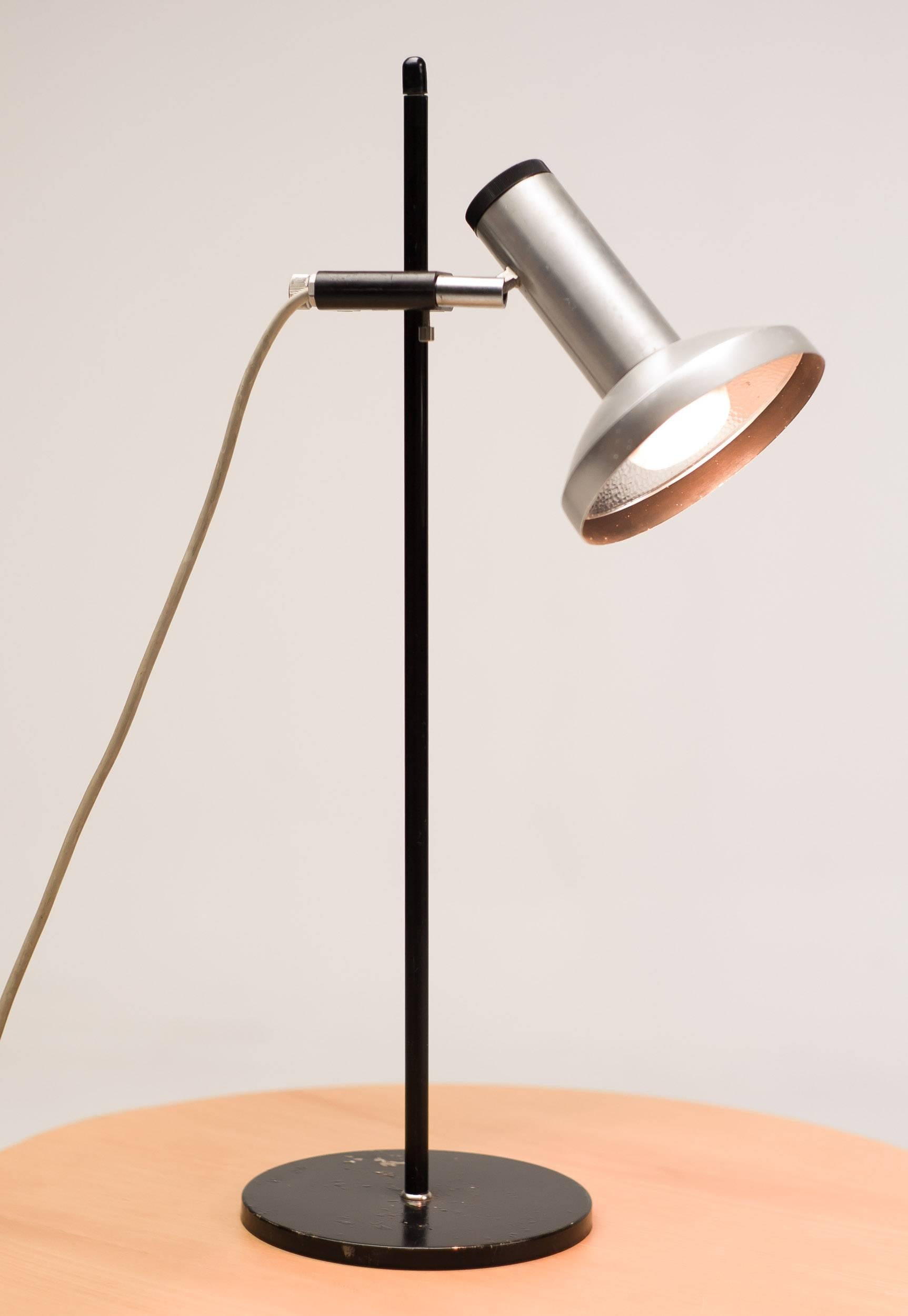 Mid-Century Modern Dutch Industrial Adjustable Table Lamp