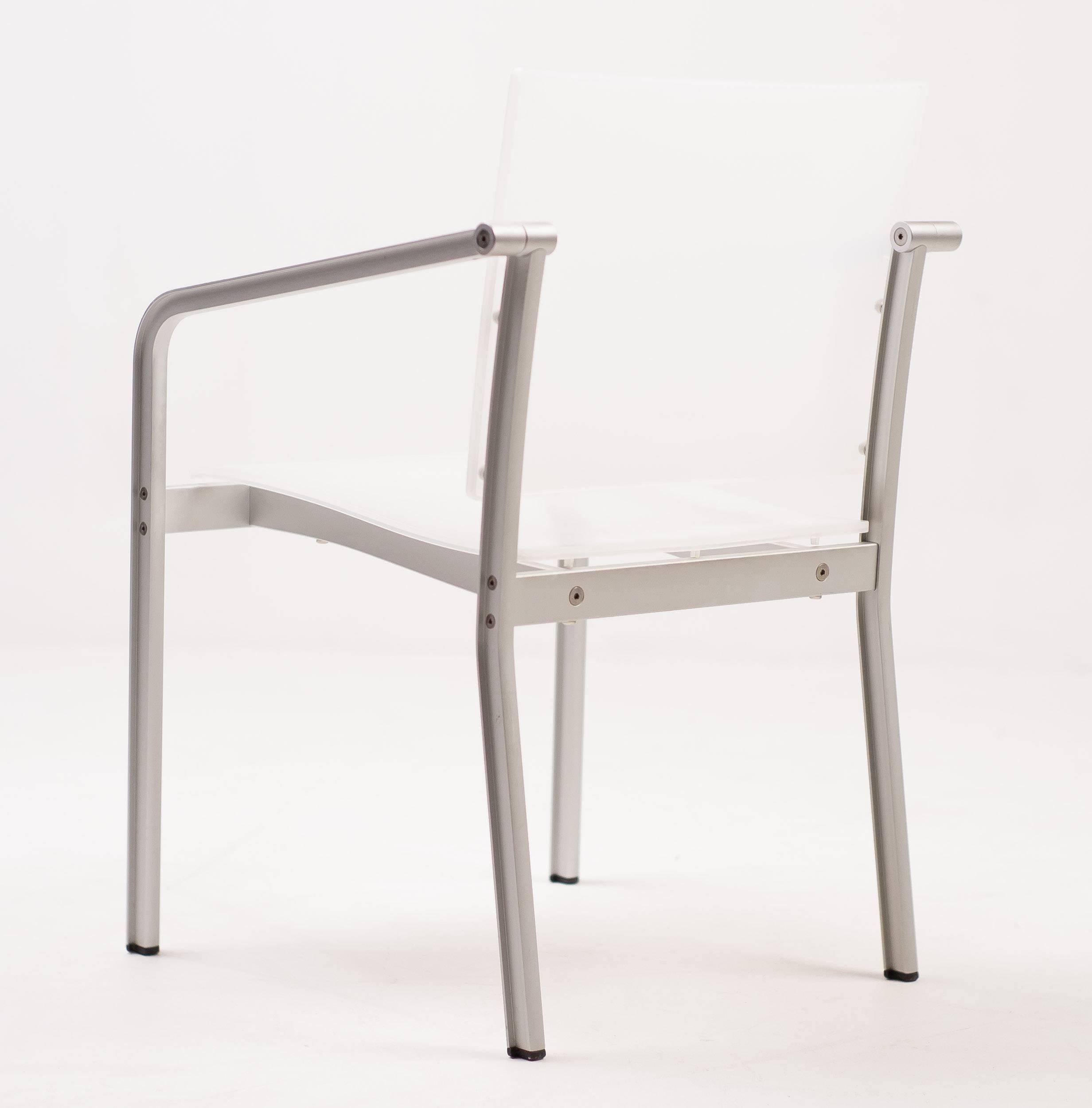 Anodized Pair of Chairs by Sir Norman Foster