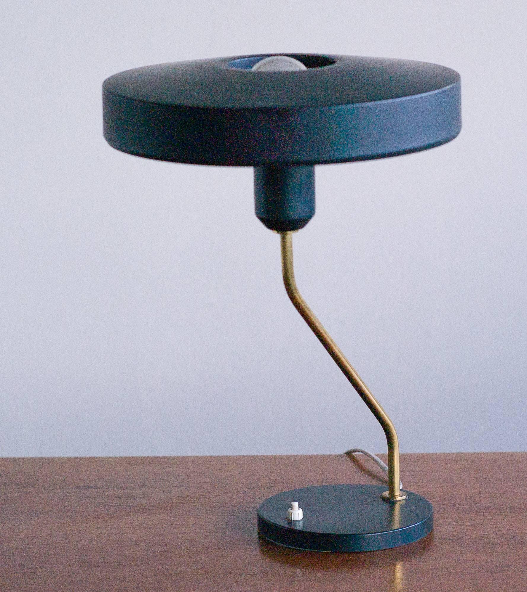 Enameled Louis Kalff Desk Lamp for Phillips, Holland