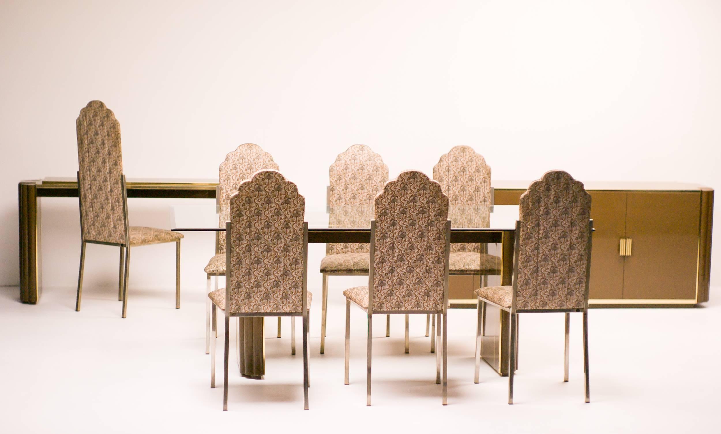Spectacular Dining Room Set, Alain Delon for Maison Jansen For Sale 2
