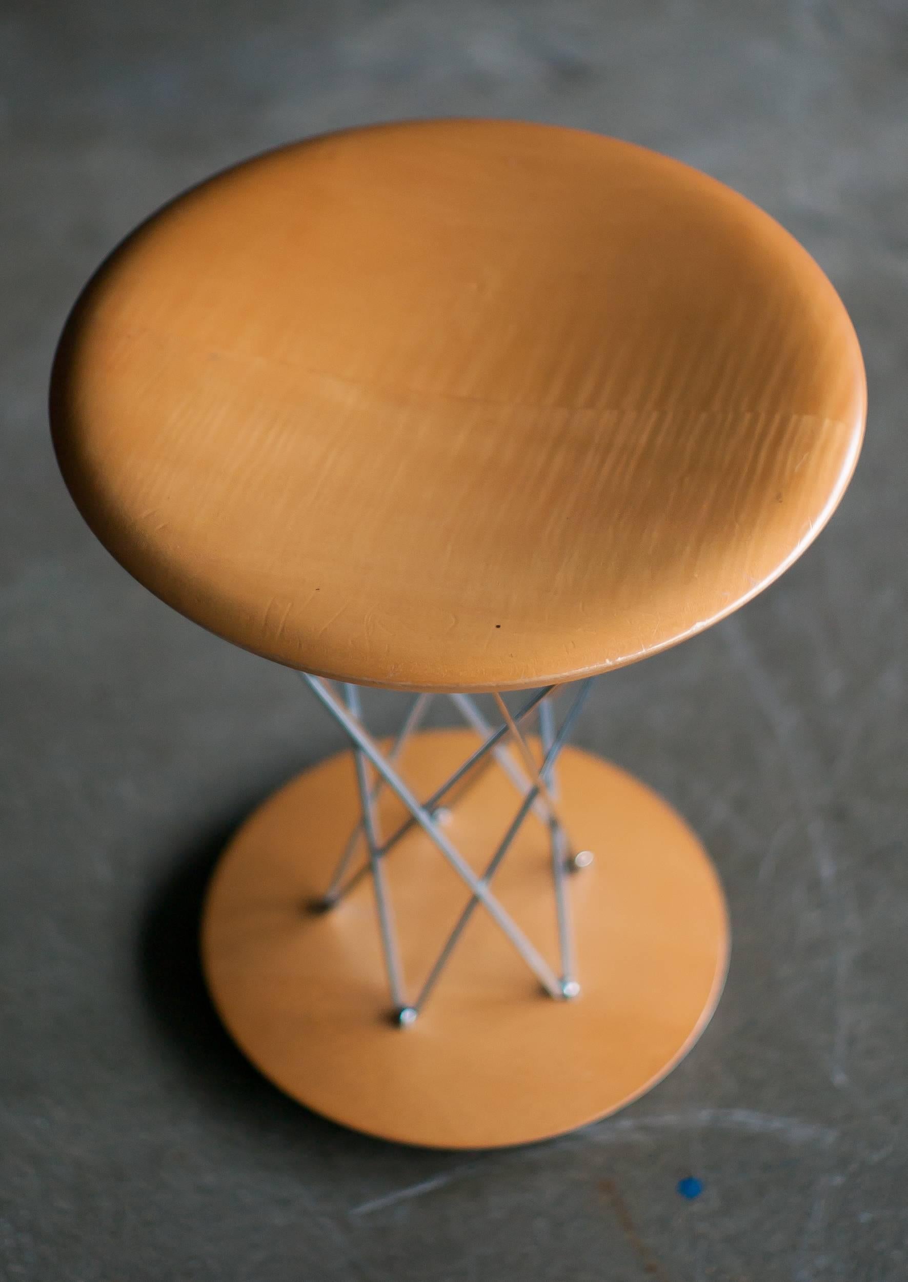 Rocking stool designed in 1954 by Isamu Noguchi. This example is from the Vitra Design Museum edition. Hard to find and no longer in production.

 