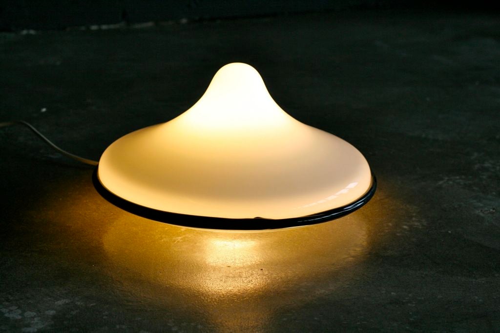 Italian Glass Vistosi Table Lamp by Ettore Sottsass