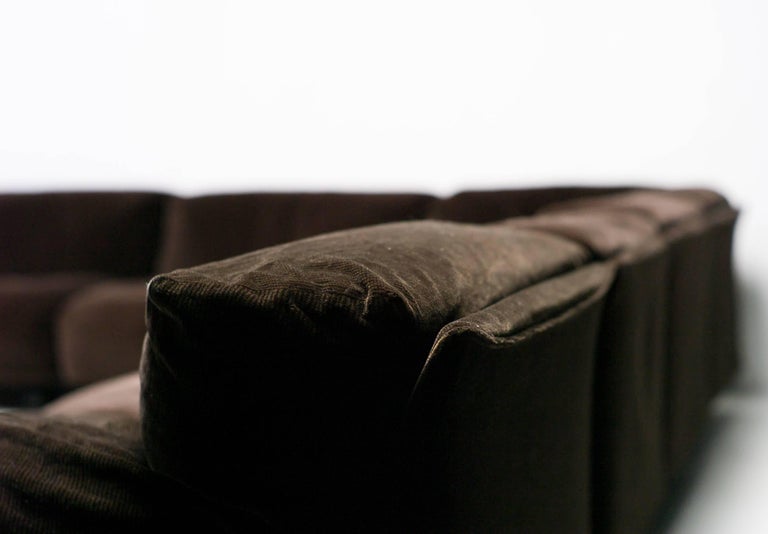 Very Large Fiandra Modular Sofa By Vico Magistretti For Cina Mid Century Modern Very Large Fiandra Modular Sofa By Vico Magistretti For Cina
