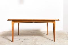 De Coene Walnut Dining Table Designed by Fred Sandra, 1958, Belgium