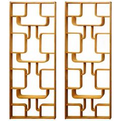  Midcentury Plywood Room Dividers, Wall Sculptures