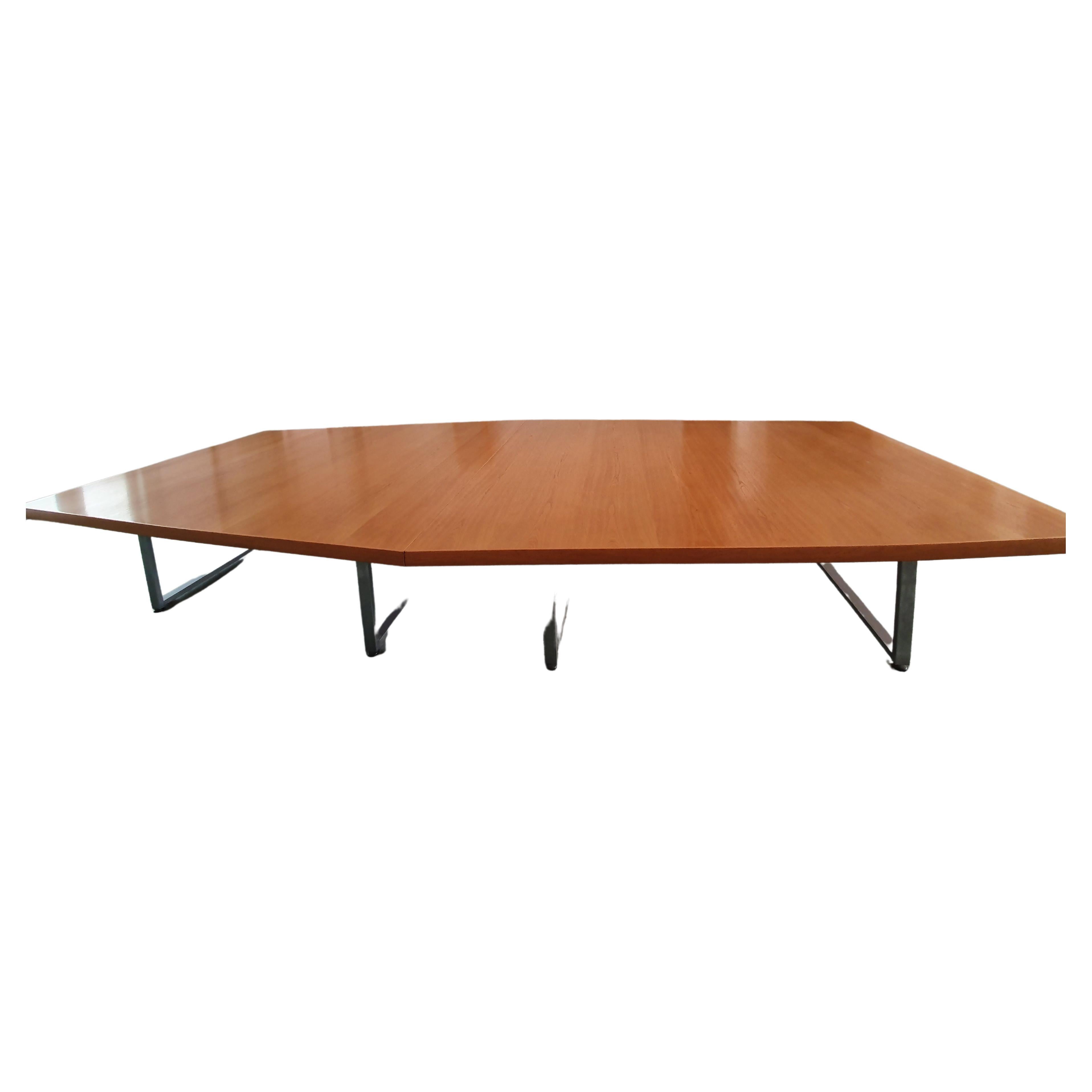 Large Conference Table by Froscher, 1970s Germany In Good Condition In Antwerp, BE