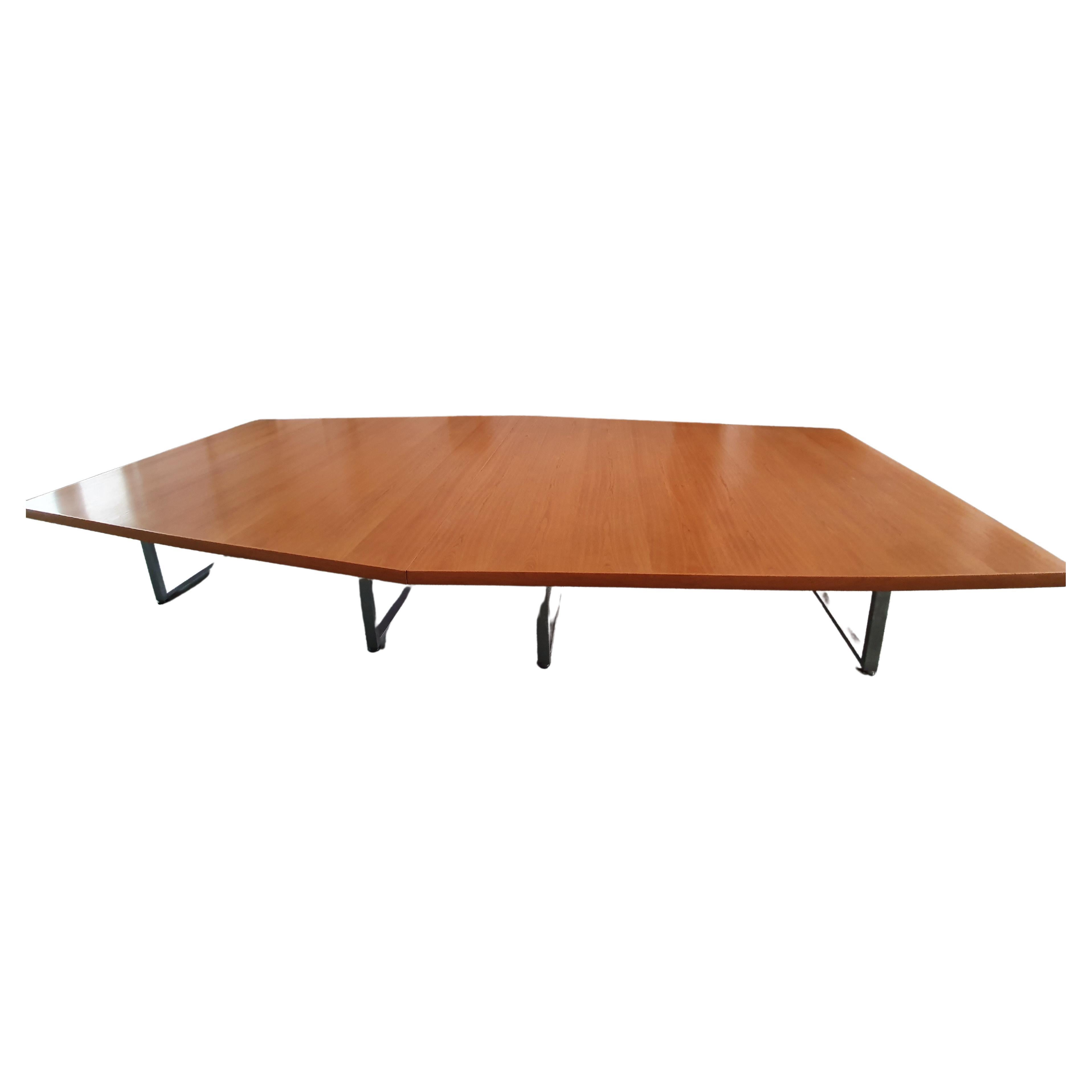 Mid-Century Modern Large Conference Table by Froscher, 1970s Germany