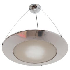 Arteluce Atomic Space Chrome Disk Lamp Mira "C" Disegnato da Ezio Didone
