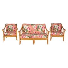 Bamboo Two-Seater Mid-Century Modern, Italy