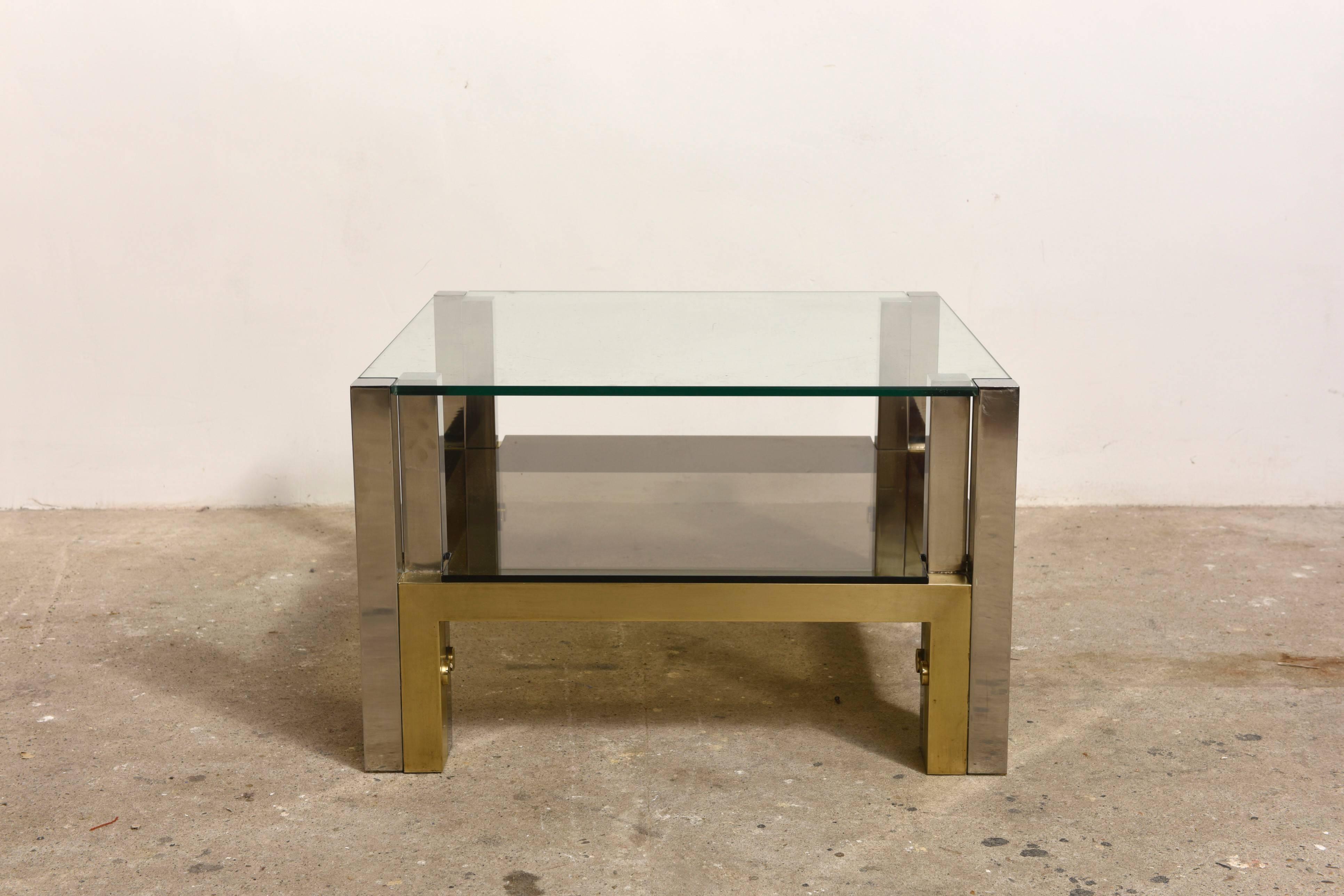 Mid-Century Modern  Bronze Coffee Table by Alfredo Freda for Cittone Oggi, 1970s