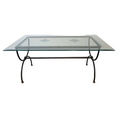 Wrought Iron Dining Table 1970s, Italy