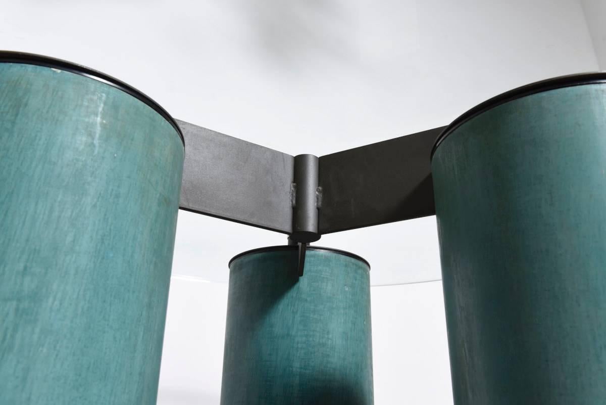 Italian Lella and Massimo Vignelli Glass Top Table Model Serenissimo 160 for Acerbis