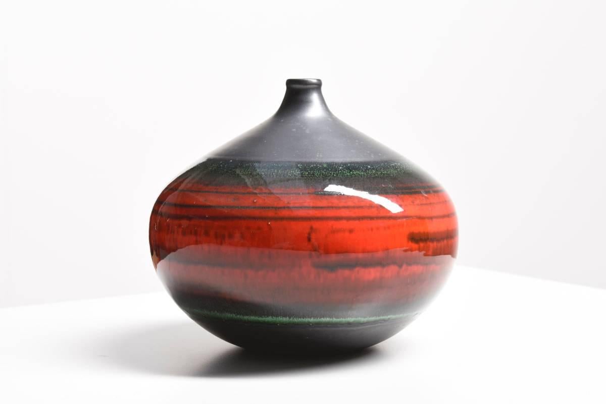 Mid-Century Modern Modern Ceramic Vase by the German Factory Waechersbach