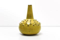 Rare Perignem Yellow Glazed Large Vase Designed by Rogier Vandeweghe