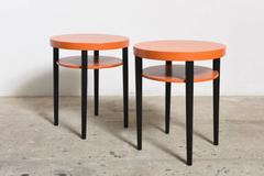 Set aus zwei runden Thonet-Tischen