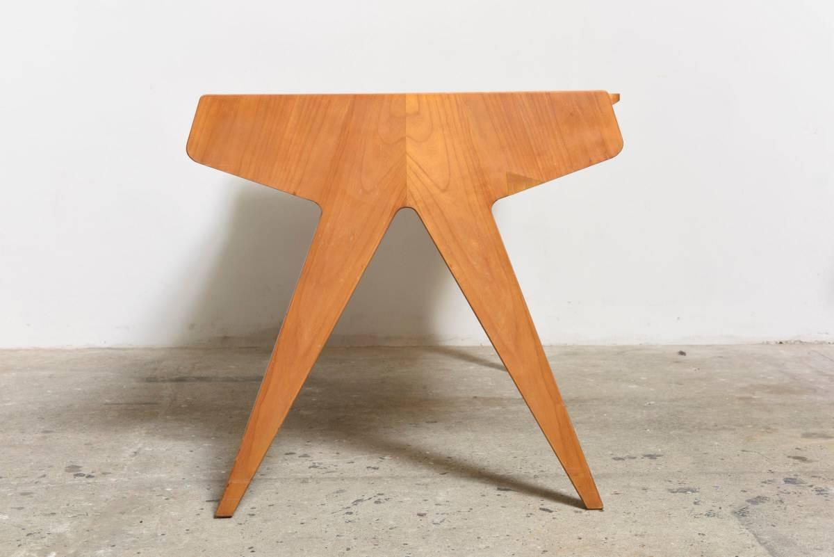 Mid-20th Century Organic Writing Desk Designed by Helmut Magg, Germany