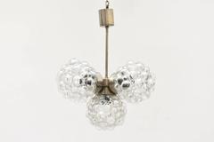 Huge Bubble Glass Chandelier by Helena Tynell for Glashütte Limburg