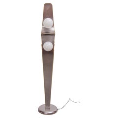 Kaiser-Stehlampe, Mid-Century-Modern, Messing und Opalglas, 1969