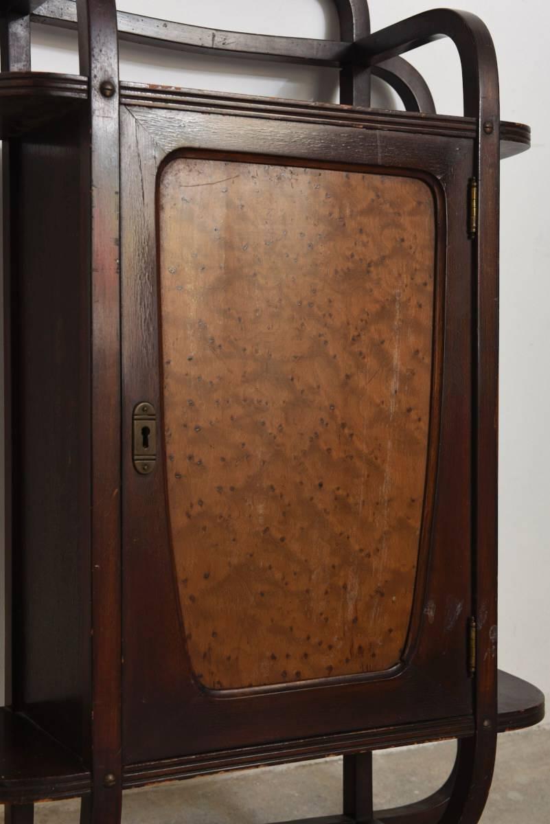 20th Century Art Nouveau Wall Cabinet Vienna Secession Gebruder Thonet Company, Austria