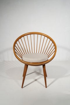 Ensemble de 2 fauteuils ronds vintage emblématiques de style « Mid-Century Modern »