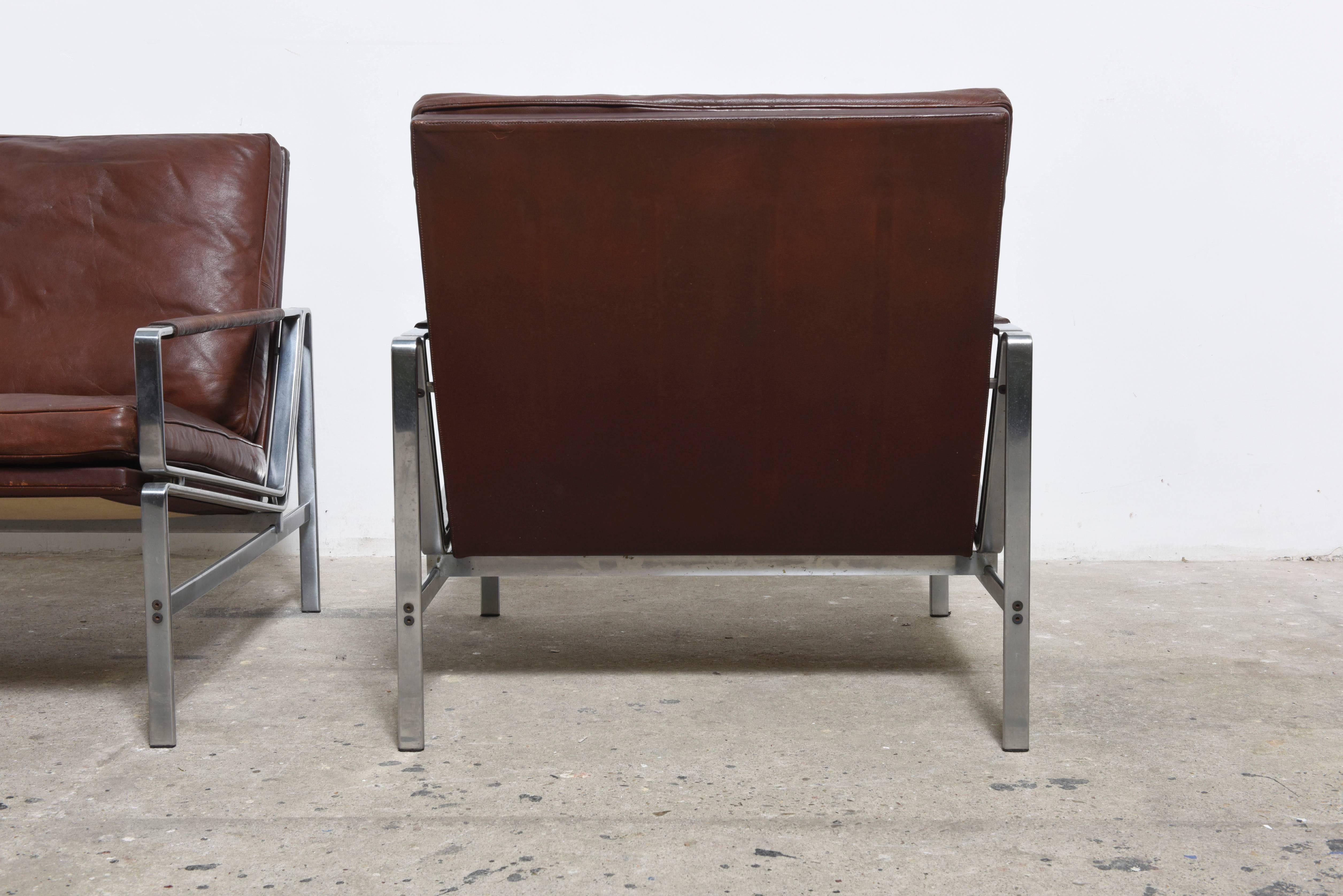 Mid-20th Century Pair of PK 6720 Lounge Chairs by Fabricius & Kastholm for Kill International