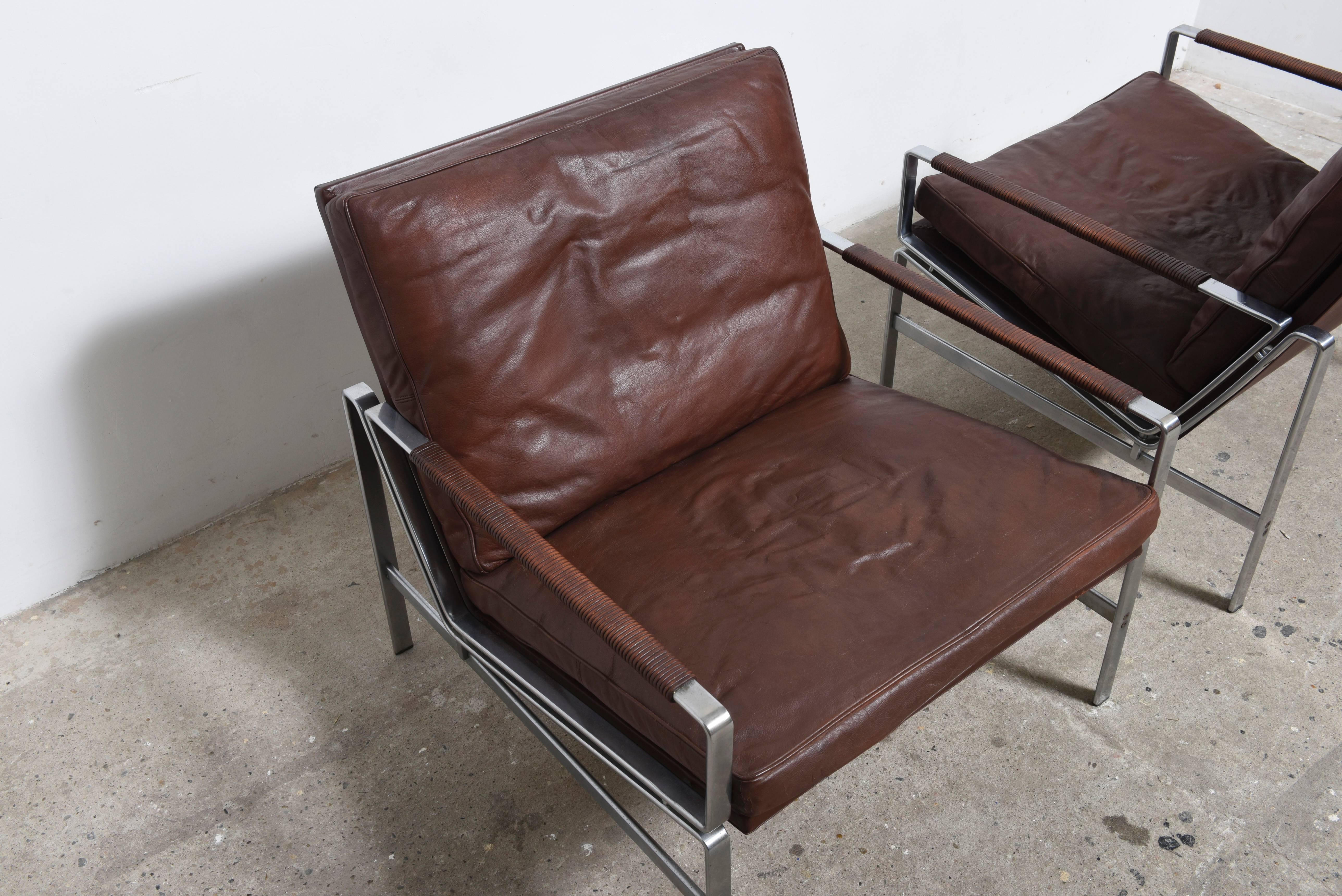 Pair of PK 6720 Lounge Chairs by Fabricius & Kastholm for Kill International 1