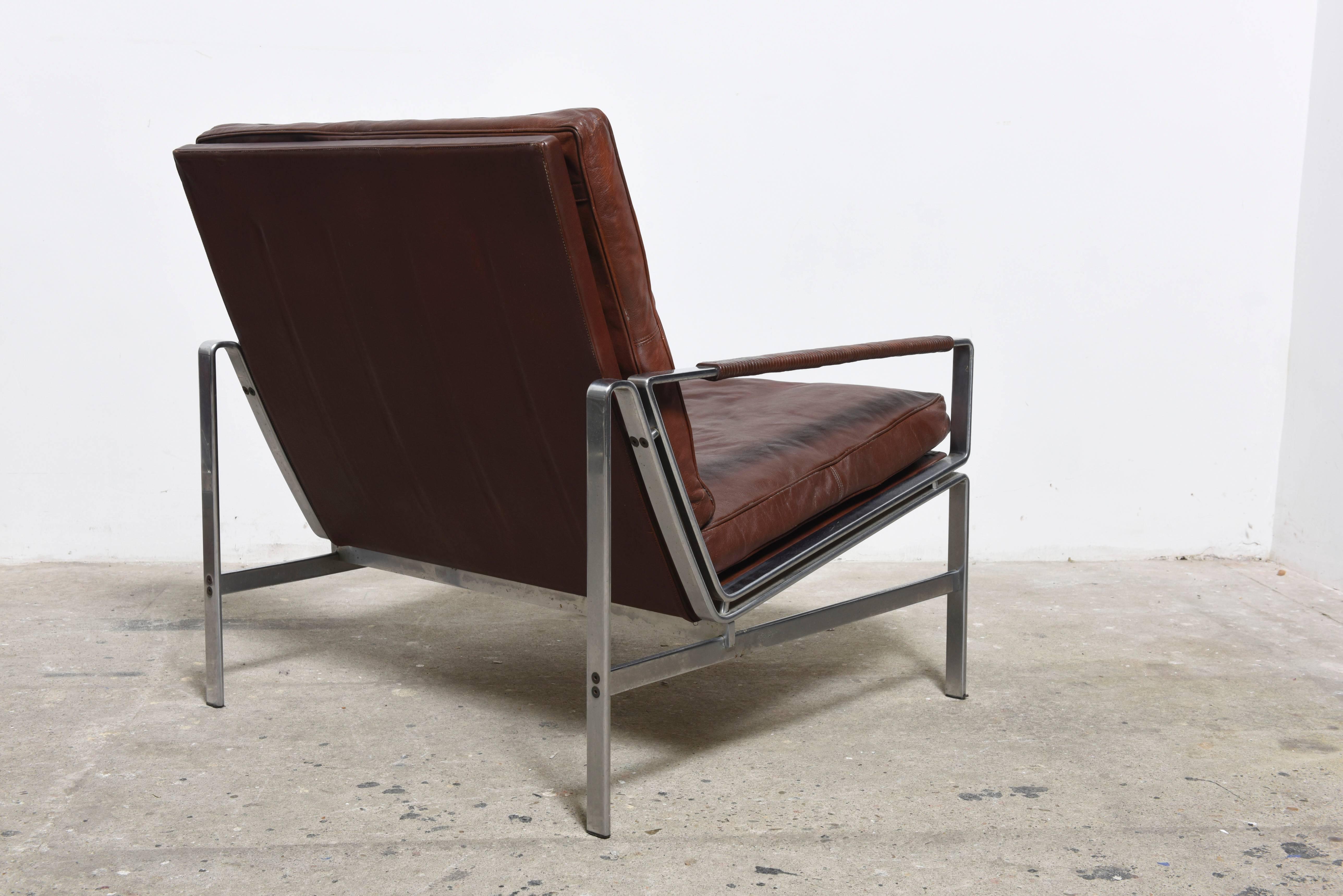 Danish Pair of PK 6720 Lounge Chairs by Fabricius & Kastholm for Kill International