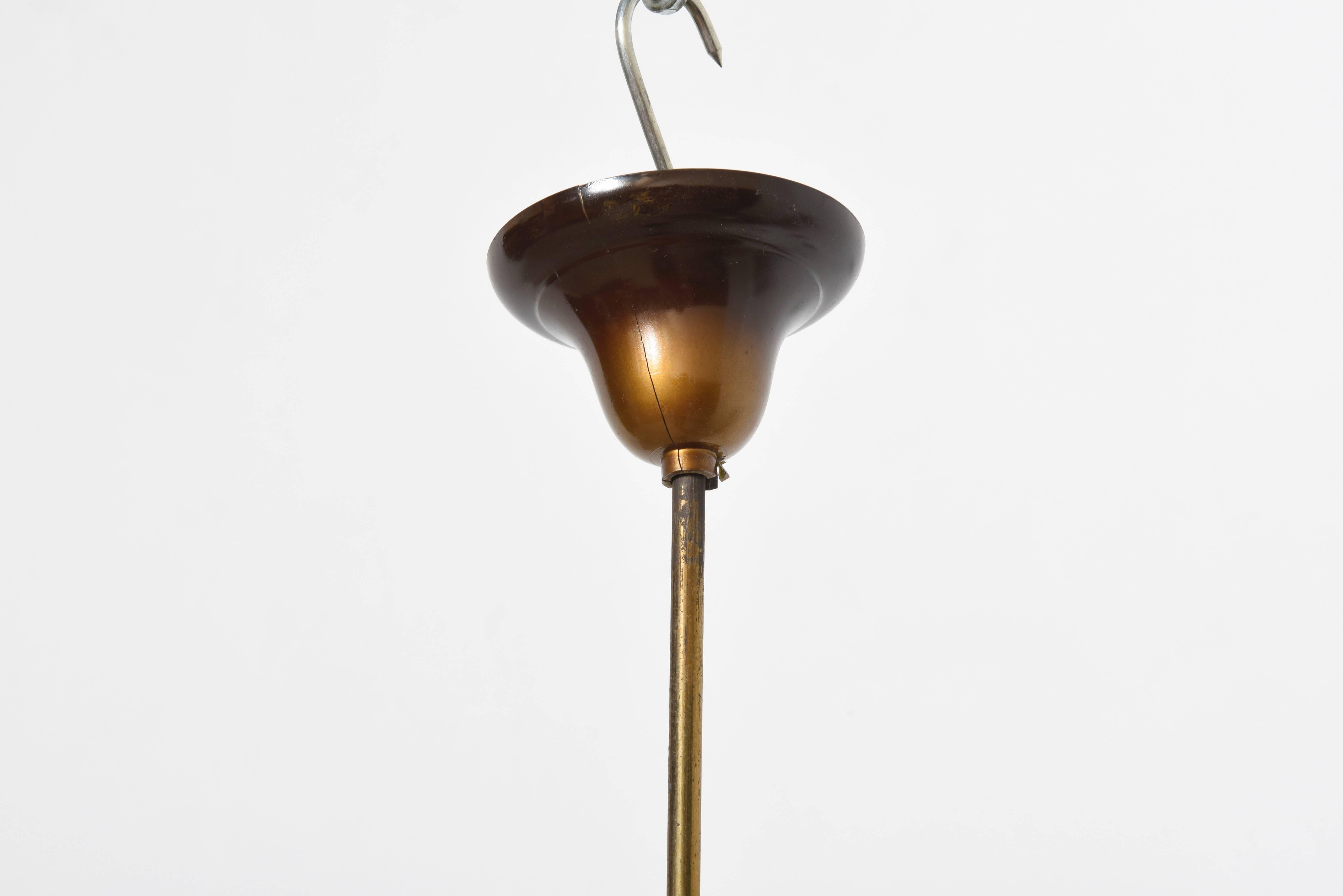 Mid-20th Century Arredoluce Six-Light Chandelier, 1950s