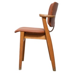 Domus Armchair by Ilmari Tapiovaara, Finland, Camel Leather