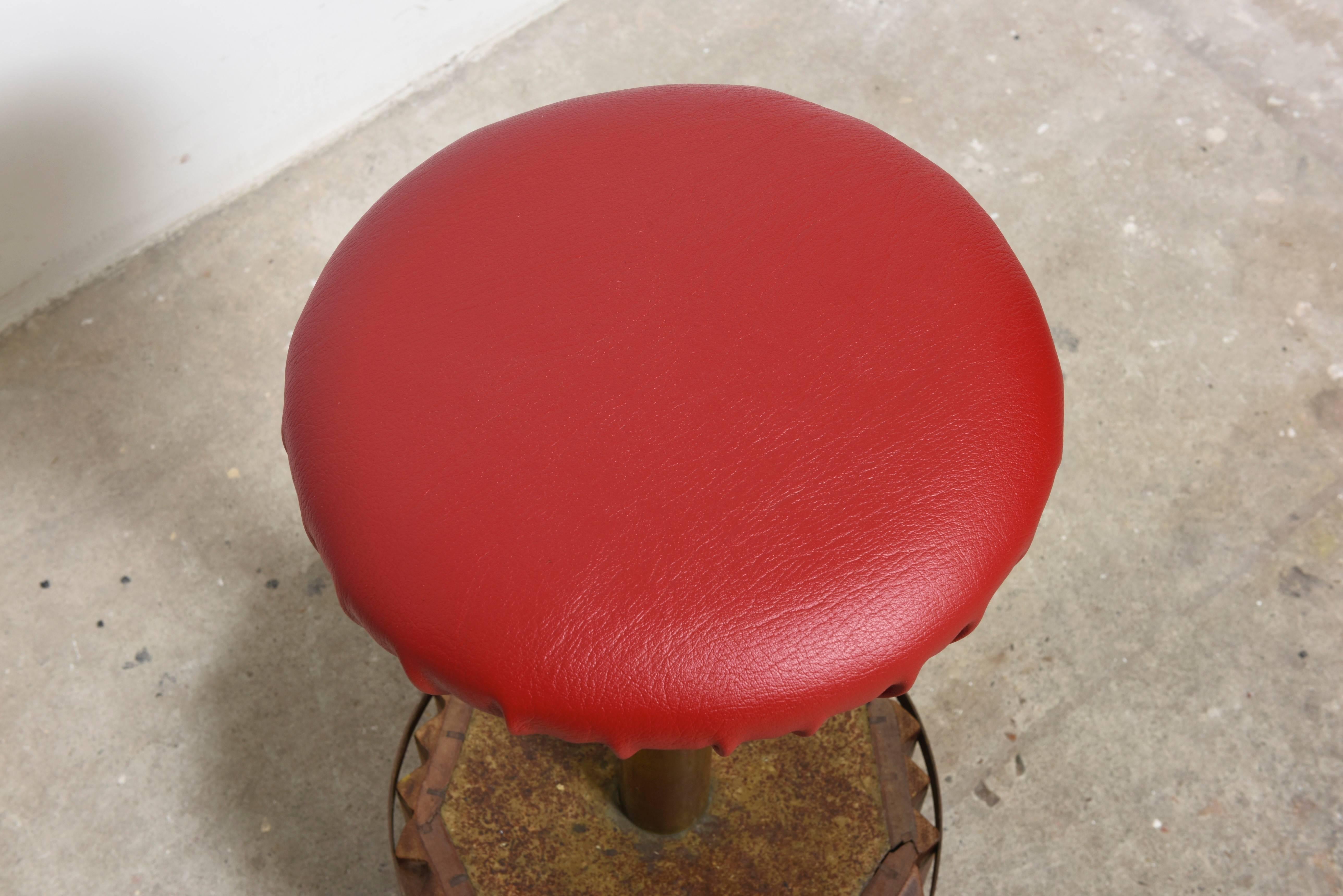 Set of Four Swivel Barstools, 1960s In Good Condition In Antwerp, BE