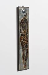 Wall-Mounted Glazed Tiles Women Sculpture Designed by Joost Maréchal, Belgium