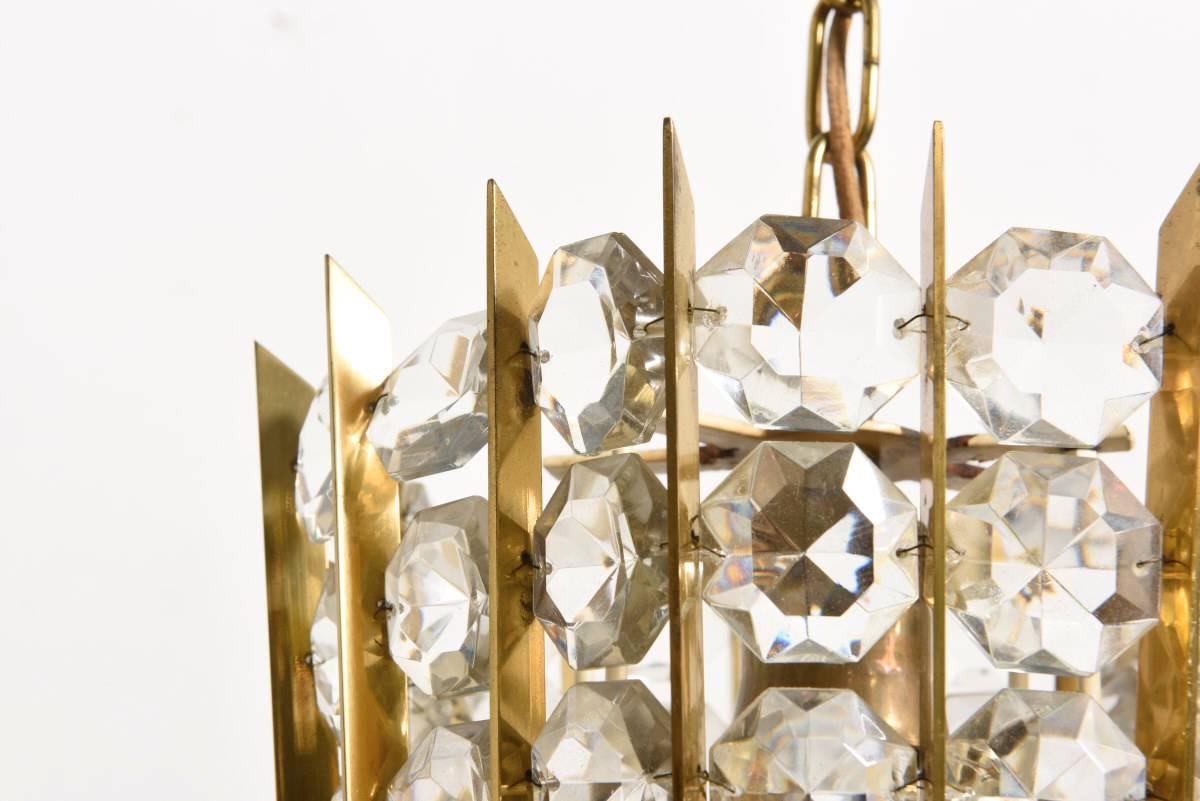 Austrian Bakalowits Crystal Pendant Lantern For Sale
