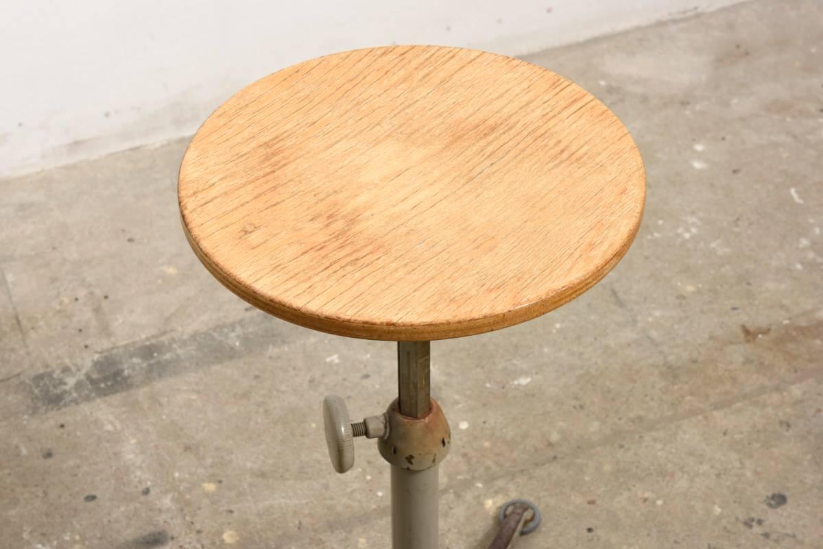 Set of Six Adjustable Architect Stools Designed by Friso Kramer In Good Condition In Antwerp, BE