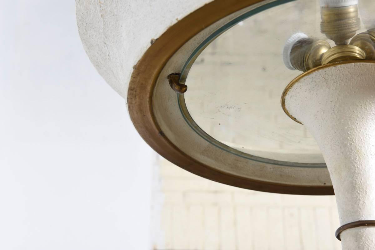 Metallo Lampada da terra francese Art Déco, anni '30 in vendita