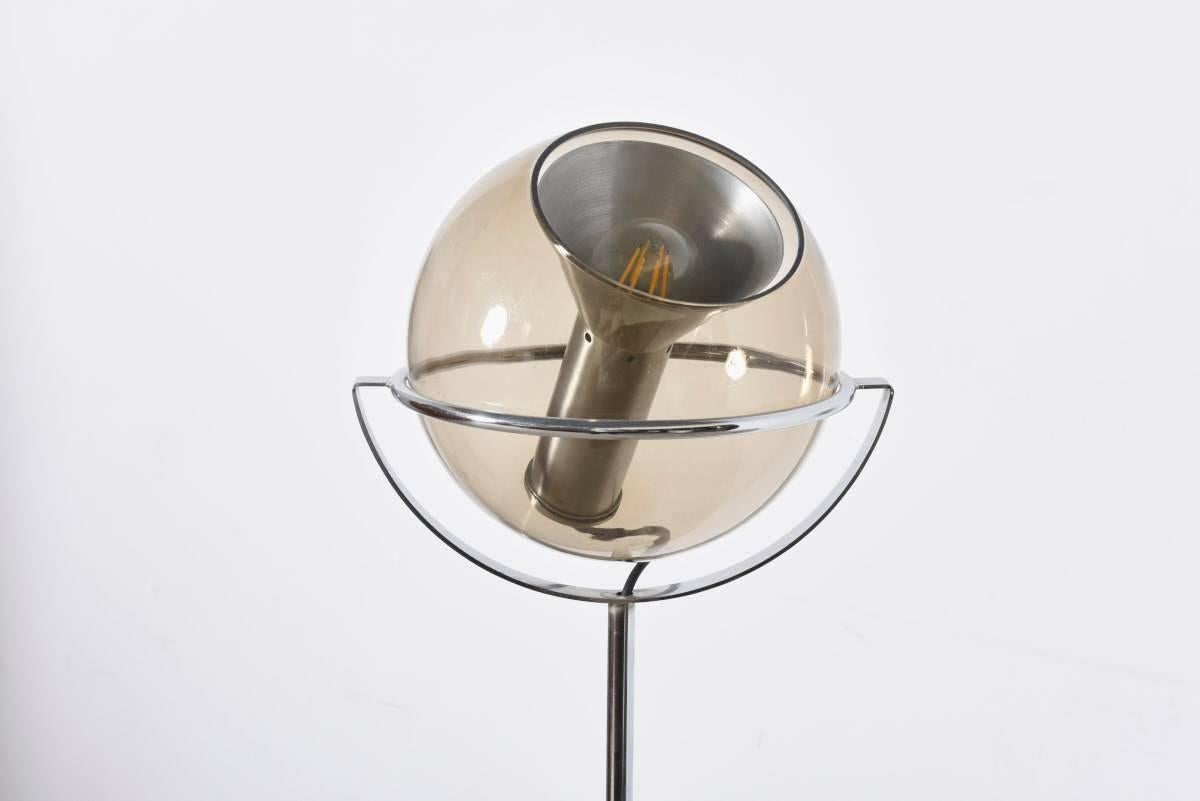 Mid-Century Modern Fume Globe 2000 Floor Lamp Designed by RAAK