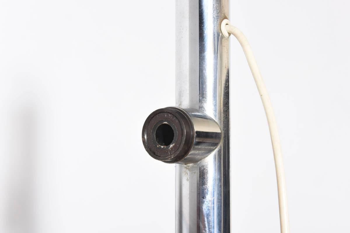 Metal Stilux Tri-Globe Chrome Floor Lamp