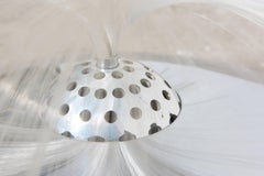 Vintage UFO Fibre Optic Light Table Lamp Rotated Fantasia Rainbow Fountain