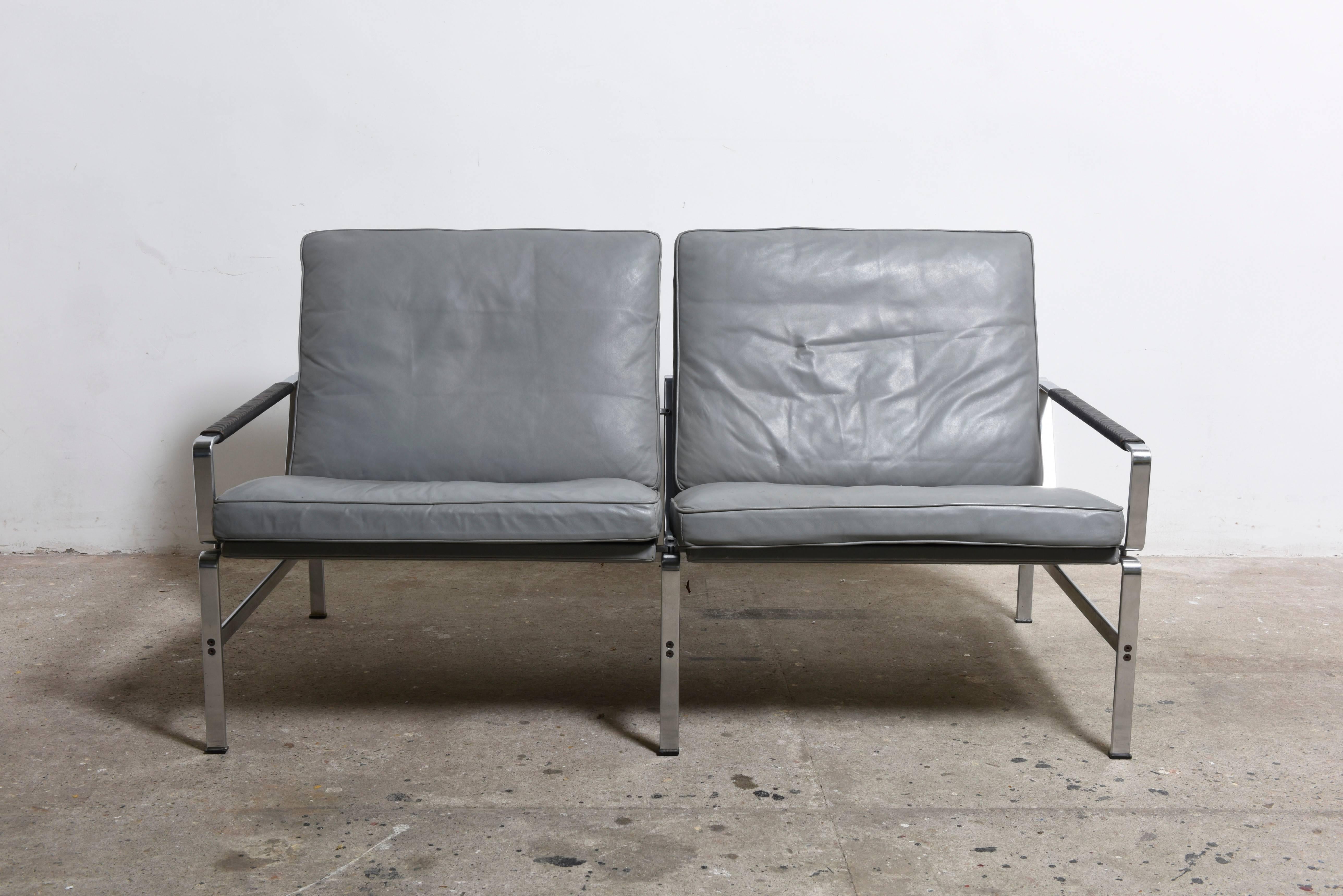 Scandinavian Modern   Fabricius and Kastholm Classics of Mid-Century Modernism Two-Seat Sofa.  For Sale