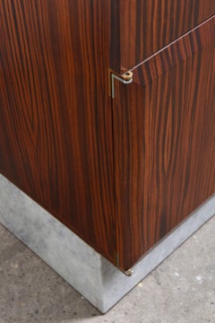 Credenza da bar brutalista realizzata a mano negli anni '60 da De Coene Belgium