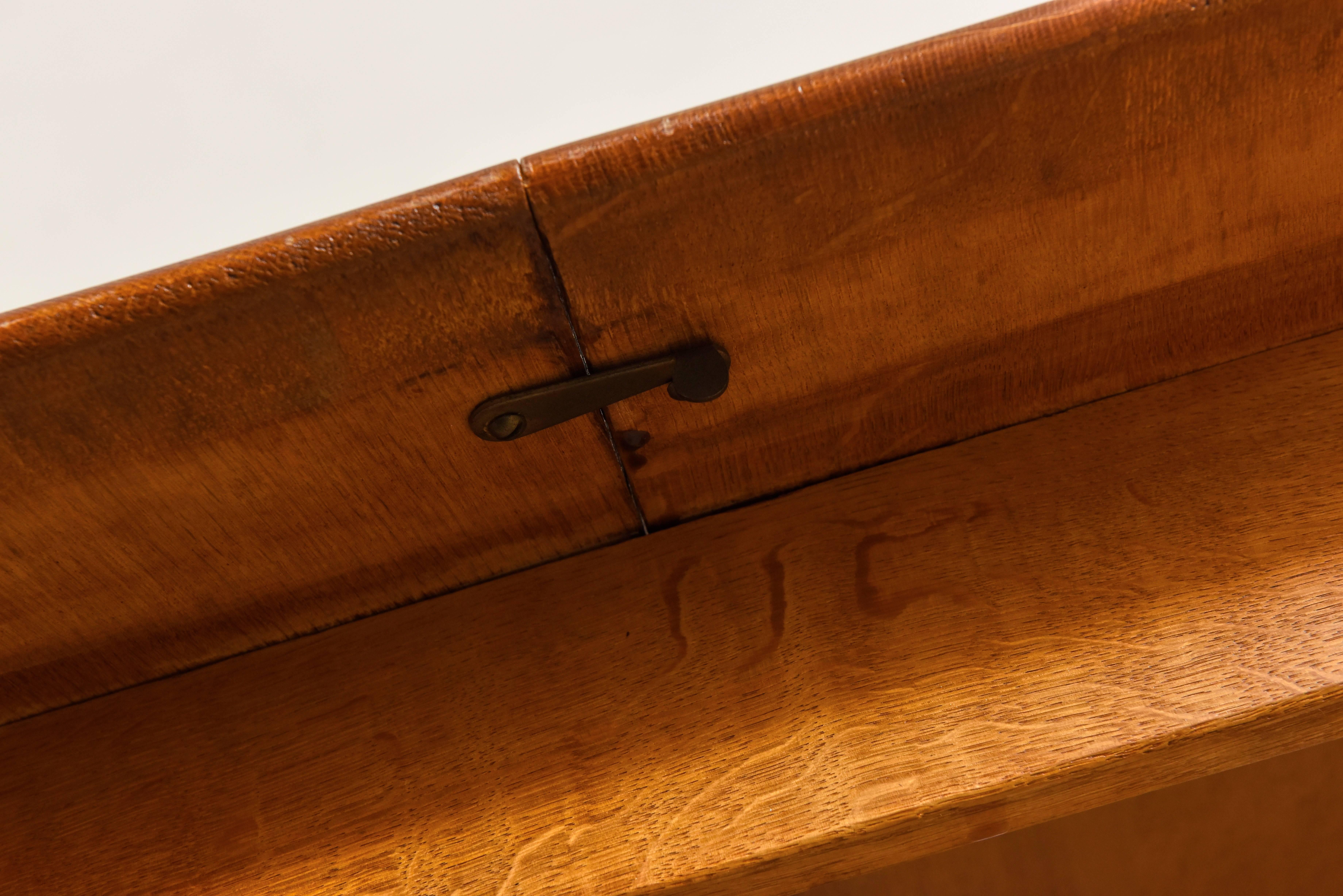 Mid-20th Century Elegant Rare Rectangular Solid Teak Dining Table, Denmark 1950s