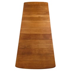 Elegant Rare Rectangular Solid Teak Dining Table, Denmark 1950s