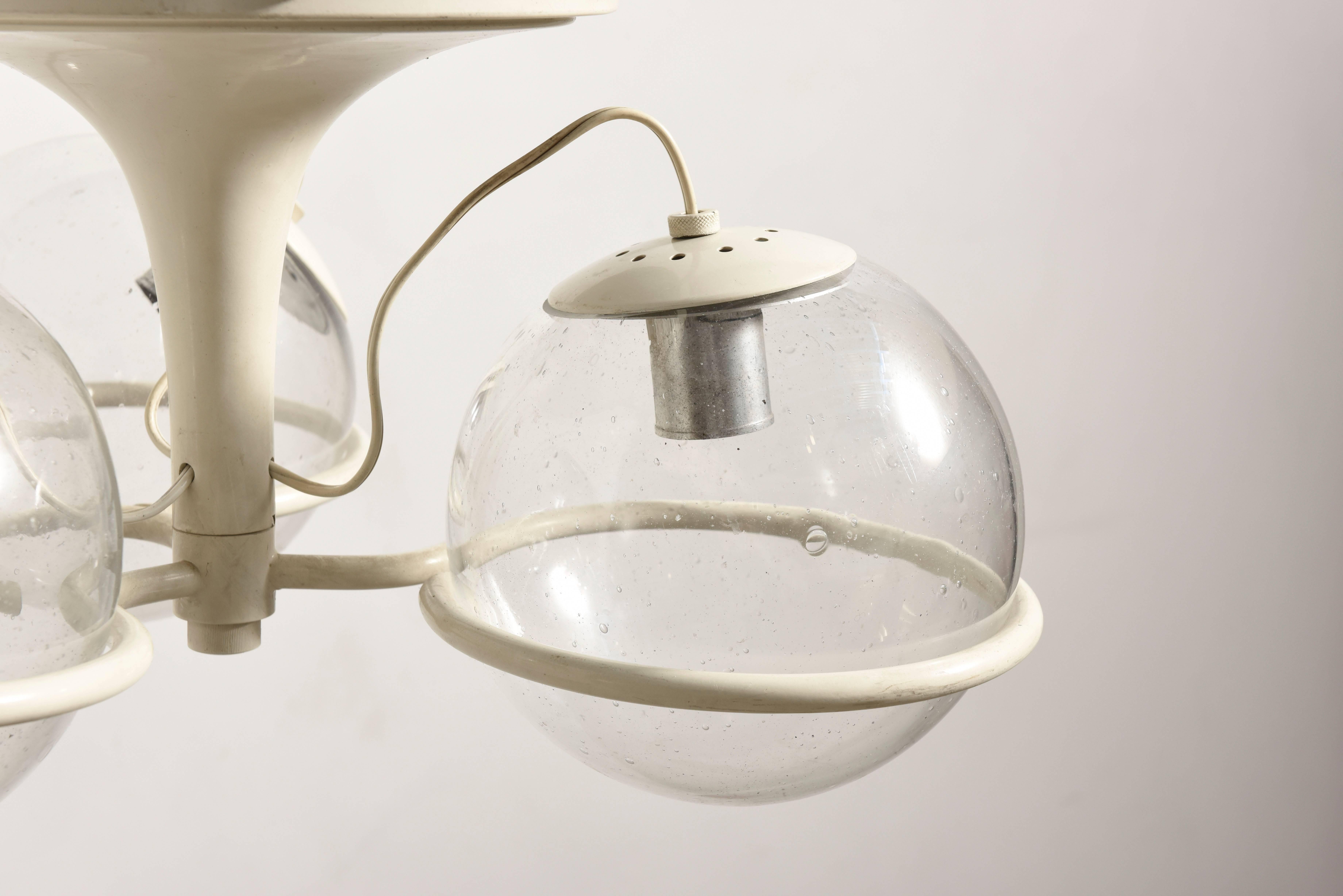 Mid-Century Modern Gino Sarfatti Lighting Fixture, Model 2042/3 for Arteluce, Italy, 1963