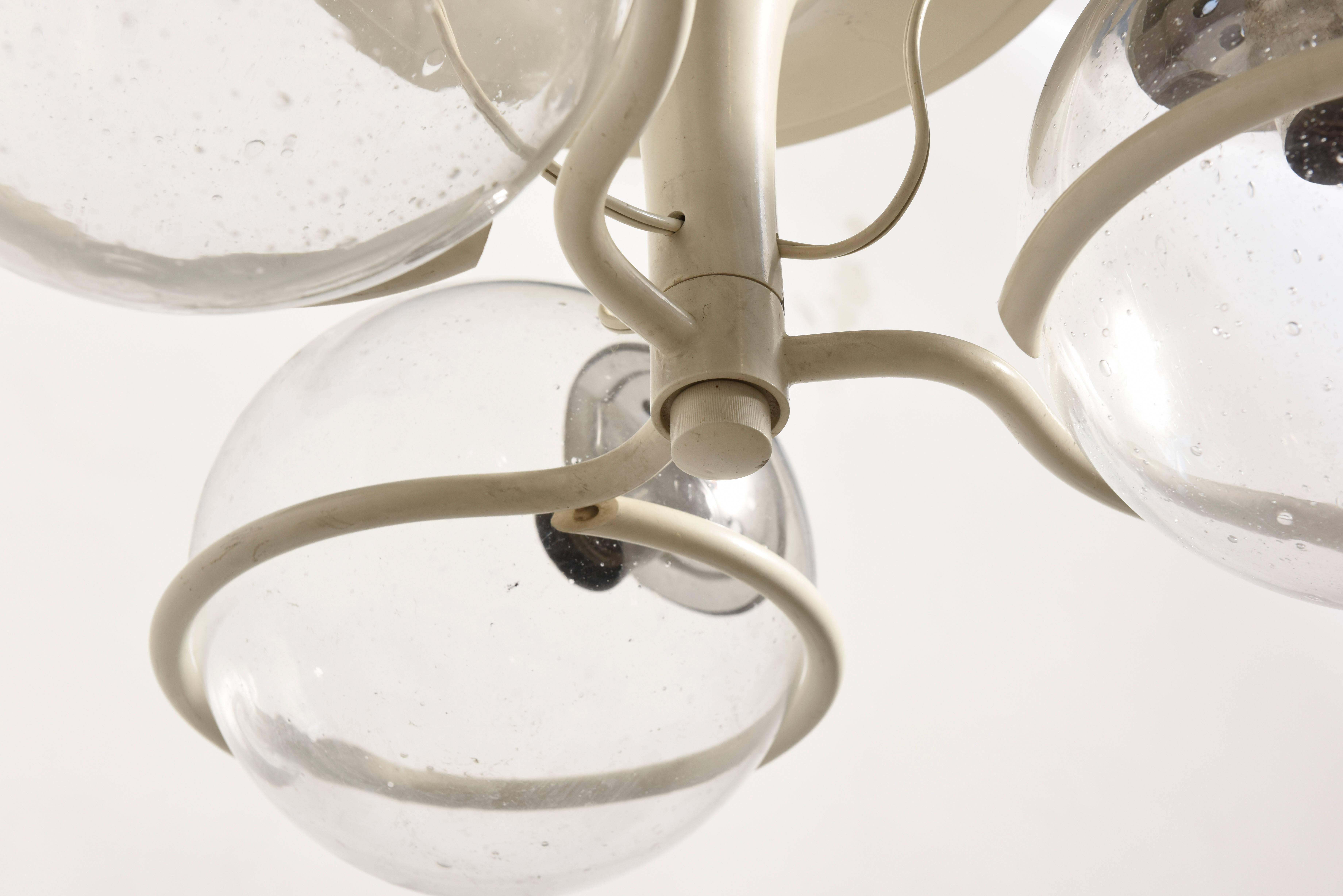 Italian Gino Sarfatti Lighting Fixture, Model 2042/3 for Arteluce, Italy, 1963