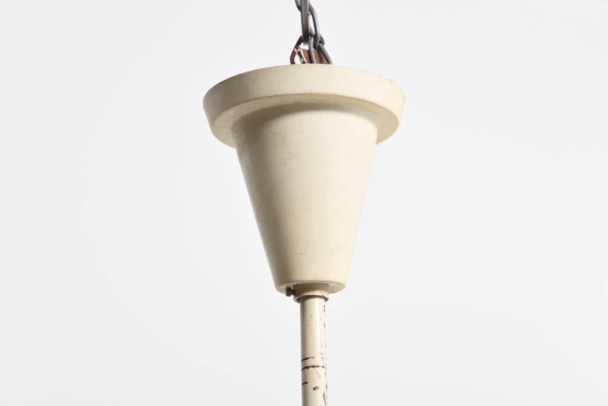 Lampe à suspension Perfolux en métal au design néerlandais des années 1950 par Hiemstra Evolux Bon état - En vente à Antwerp, BE