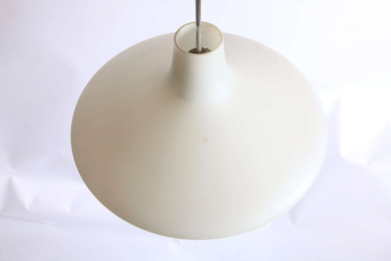 Mid-20th Century Modern Saturnus Opaline Pendant, 1960s For Sale